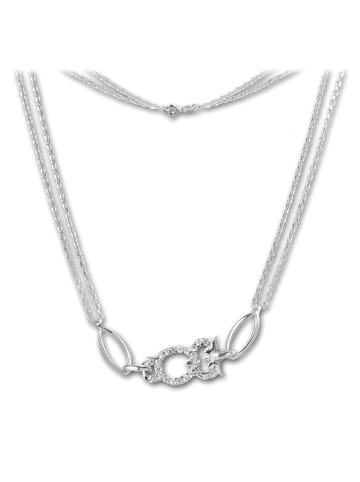 SilberDream 925 Sterling Silber Damen SilberDream Halsketten Eule ca. 44cm