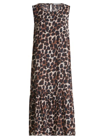 BETTY & CO Stufenkleid im Leo-Look in Brown/Nature
