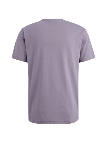 PME Legend T-Shirt R-NECK COTTON ELASTHAN LOGO in Lila