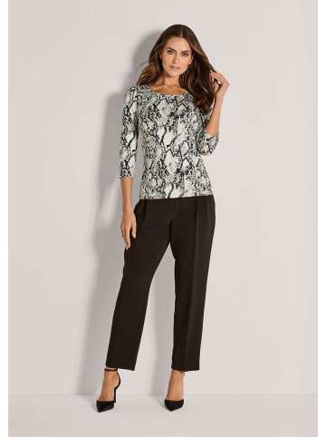 MADELEINE Modisches Oberteil mit Animal-Print in schwarz / berber