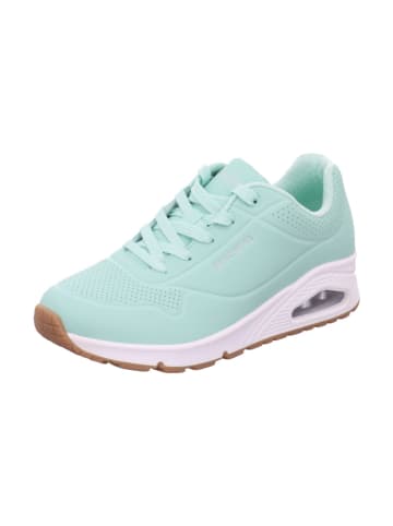Skechers Damenschnürrschuhe halb modisch Durabuck Lace Up Fashion Sneak in  Grün