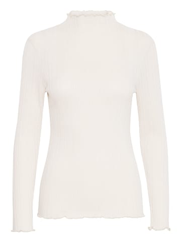 b. young Langarm-Shirt BYSMIRNA Slim fit in Marshmallow Melange