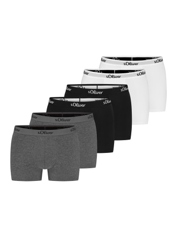 s.Oliver Retro Short / Pant Basic in Grau / Schwarz / Weiß