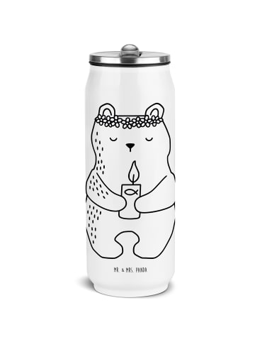 Mr. & Mrs. Panda Thermobecher Bär Kommunion ohne Spruch in Weiß