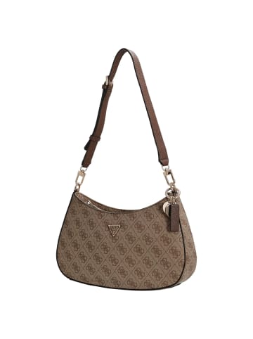 Guess Noelle II Top Zip - Schultertasche 28 cm (slate logo) in latte logo/brown