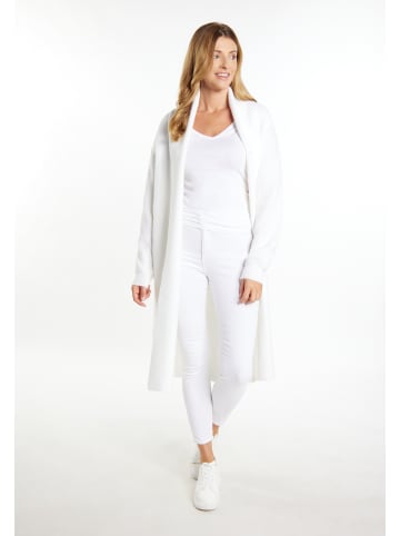 usha WHITE LABEL Long Cardigan in Weiss