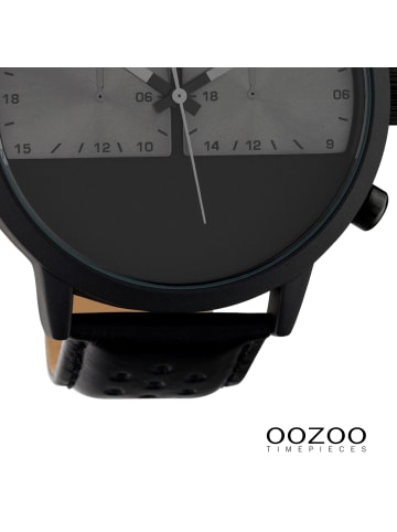 Oozoo Armbanduhr Oozoo Timepieces schwarz extra groß (ca. 50mm)