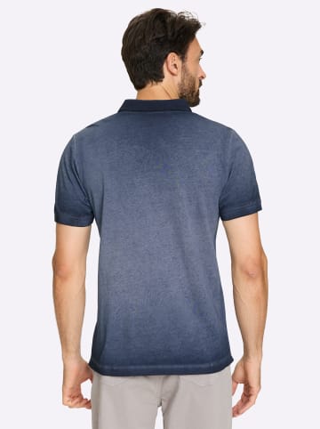 WITT WEIDEN Kurzarm-Poloshirt in dunkelblau