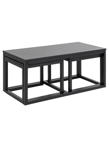 ebuy24 Couchtisch Cornus Schwarz 120 x 60 cm