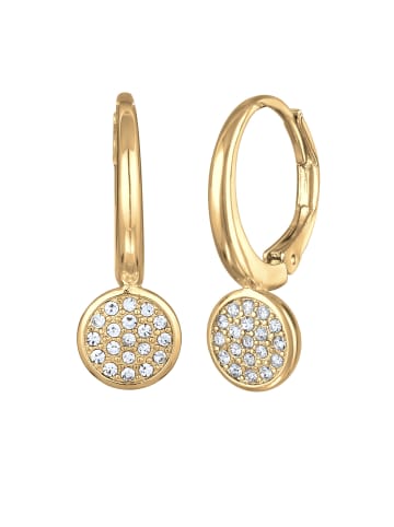 Elli Ohrringe Brass Plättchen in Gold