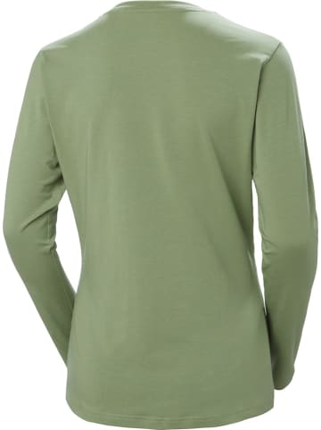 Helly Hansen Longsleeve "Classic Logo" in Grün