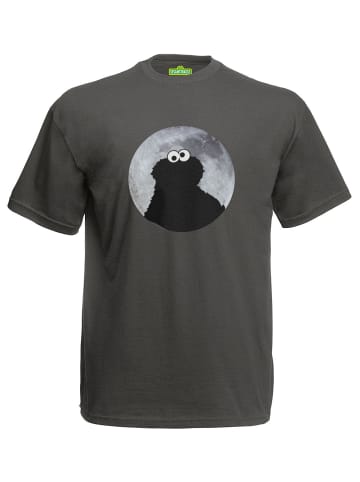 Sesamstraße T-Shirt Cookie Monster Moonnight in grey