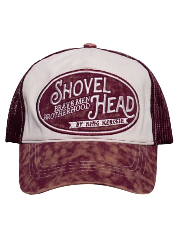 King Kerosin King Kerosin Legere Trucker Cap Shovelhead in weinrot