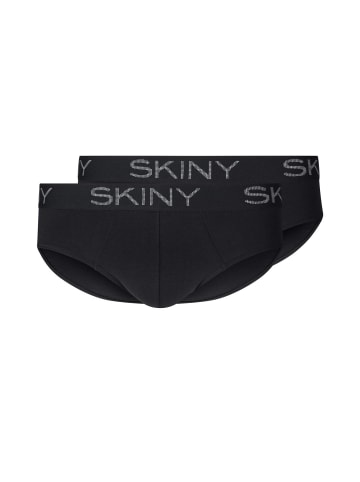 Skiny Slip 2er Pack in Schwarz