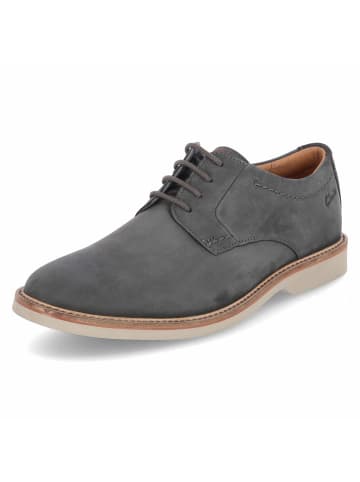 Clarks SHOES "Atticus LT Lace" in Dark Grey Nubuck