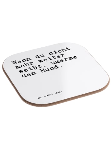 Mr. & Mrs. Panda Untersetzer Wenn du nicht mehr... mit Spruch in Weiß