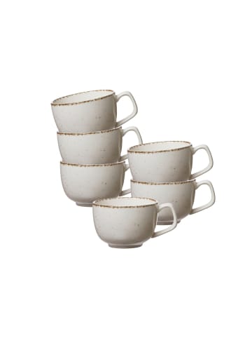 Ritzenhoff & Breker 6er Set Kaffeetassen Casa 200 ml in beige