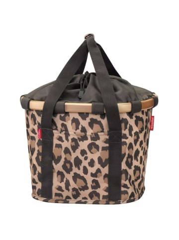 KLICKfix reisenthel Bikebasket 15 - Lenkerkorb 35 cm (twist sage) in leo macchiato