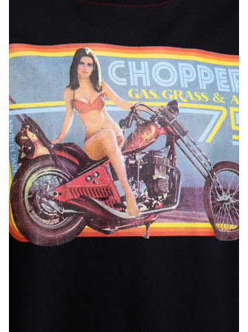 King Kerosin King Kerosin T-Shirt Chopper in schwarz