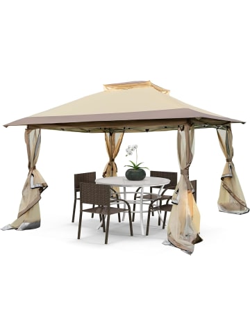 COSTWAY Pavillon 360x360cm in Khaki