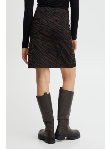 ICHI IHKATE ZEBRON SK Regular fit in Coffee Bean