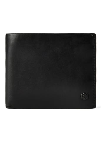Jekyll & Hide Geldbörse RFID Schutz Leder 12 cm black