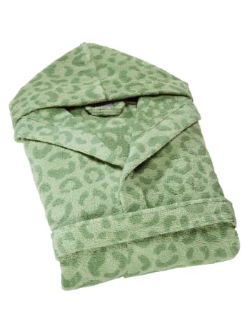 Erwin Müller Jacquard Bademantel in jade