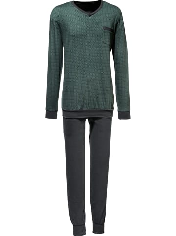 Erwin Müller Single-Jersey Schlafanzug in grün
