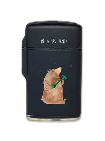 Mr. & Mrs. Panda Feuerzeug Bär Lied ohne Spruch in Schwarz