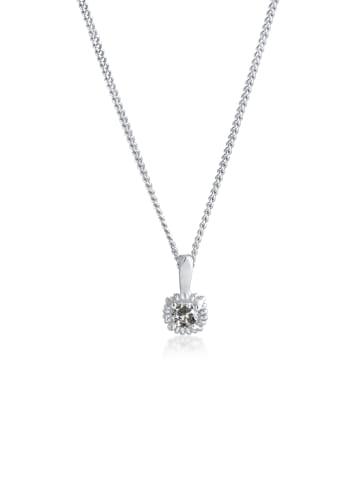 Elli DIAMONDS  Halskette 925 Sterling Silber Diamant in Silber