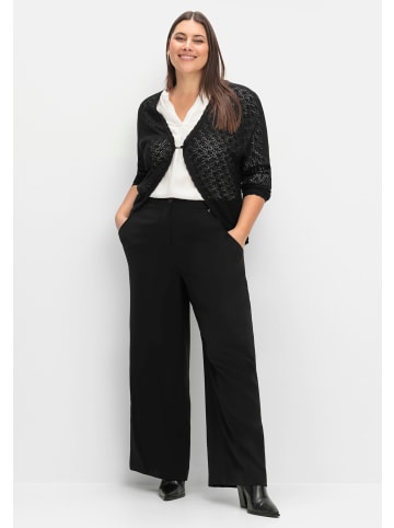 sheego Hose in schwarz