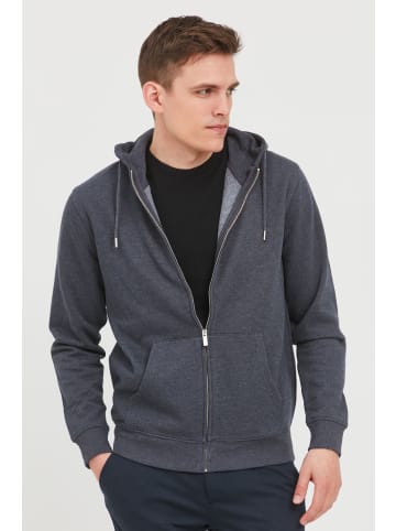 !SOLID Kapuzensweatjacke SDSweat - MorganZip 21103778 Sweatjacke mit Kapuze in Blau
