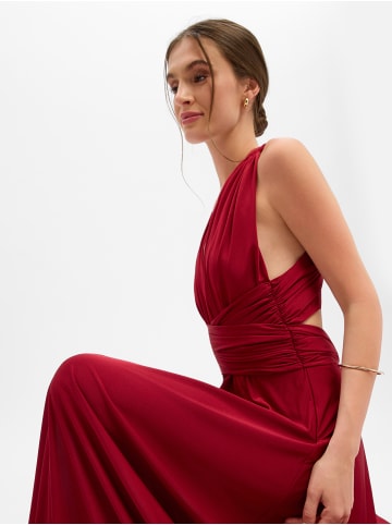 Marie Lund Kleid in bordeaux - 0001