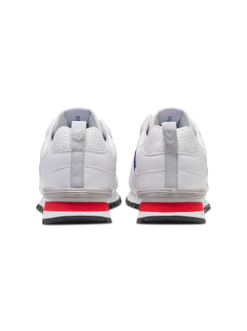 Hummel Sneaker Monaco 86 Perforated in WHITE/BLUE/RED