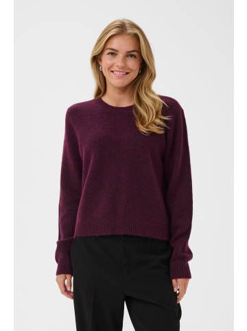 CULTURE Strickpullover CUosana Regular fit in Winetasting Melange