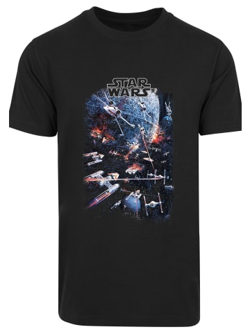 F4NT4STIC T-Shirt Star Wars Galaxy Space Fight Classic in schwarz