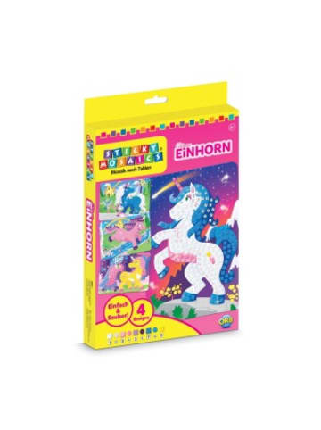 InVento Spielzeug - Sticky Mosaics Glitzer Einhorn