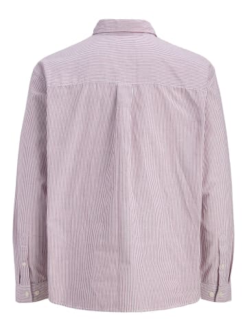 JACK & JONES PLUS Oxford Hemd in Cabernet