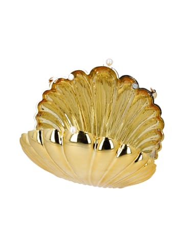 faina Women Clutch in Gold