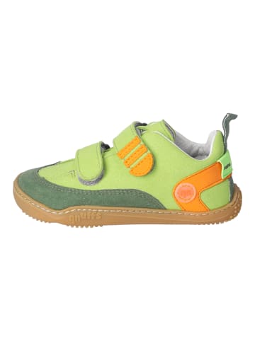 qnuffs Kindergarten Klett Halbschuh/Sneaker in grün