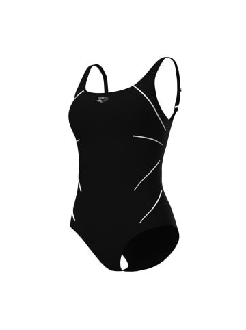 Arena Badeanzug Jewel BodyLift C-Cup in Schwarz-Weiss