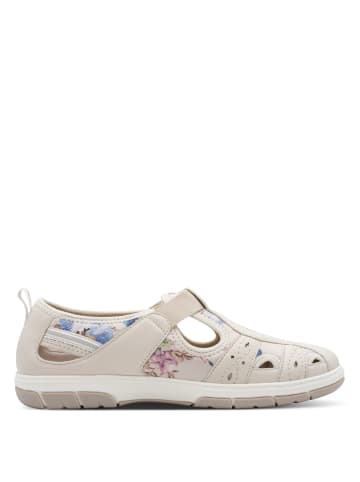 Jana Slipper Klettverschluss in beige