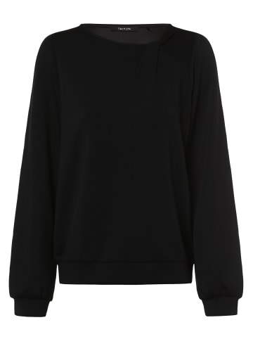 TAIFUN Sweatshirt in schwarz
