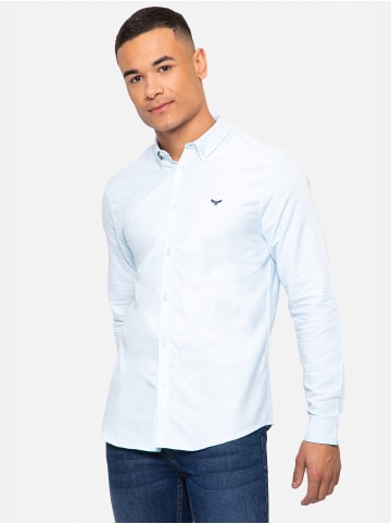 Threadbare Langarmhemd Beacon in hellblau