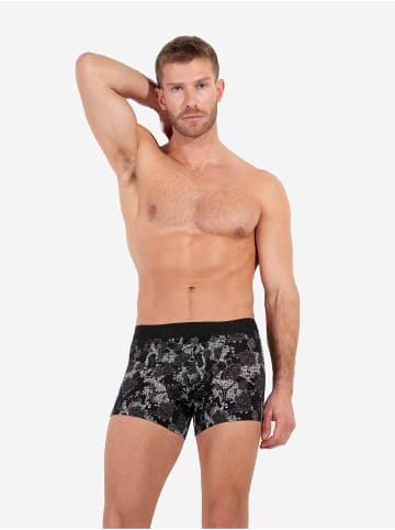 HOM Retro Boxer Fairmont Boxer Briefs HO1 in black print