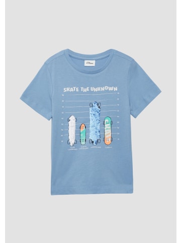 s.Oliver T-Shirt in 5312_blassblau