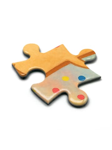 Mr. & Mrs. Panda Puzzle Toast Party Design mit Spruch in Weiß