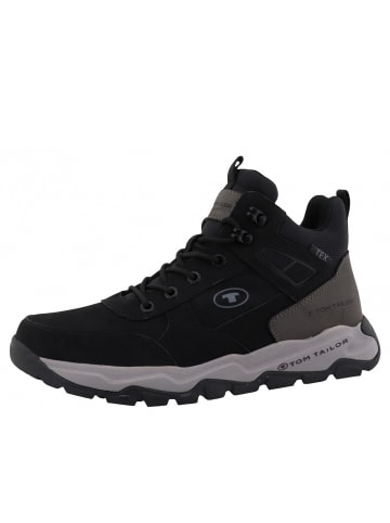 Tom Tailor Schnürstiefel  in Schwarz