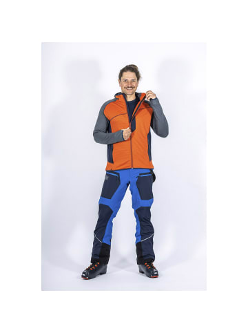 Maul Sport Stretch-Fleecejacke Taufstein in Braun