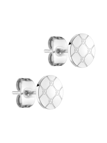 Tamaris Ohrstecker Logomania in silber